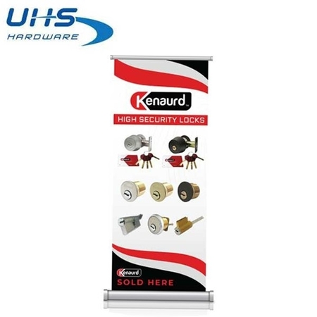UHS HARDWARE UHSPromotional Roll Up Banner - #4 Style - Kenaurd High Security UHS-BNR004